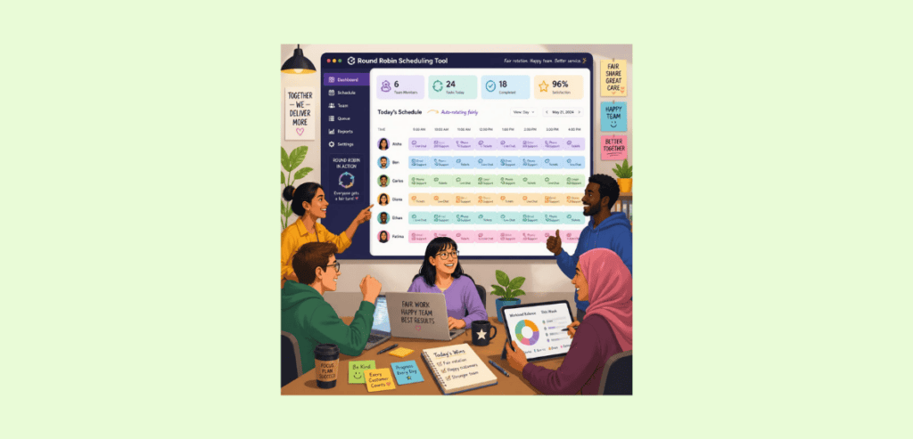 Round Robin Scheduling Tools for Service Teams