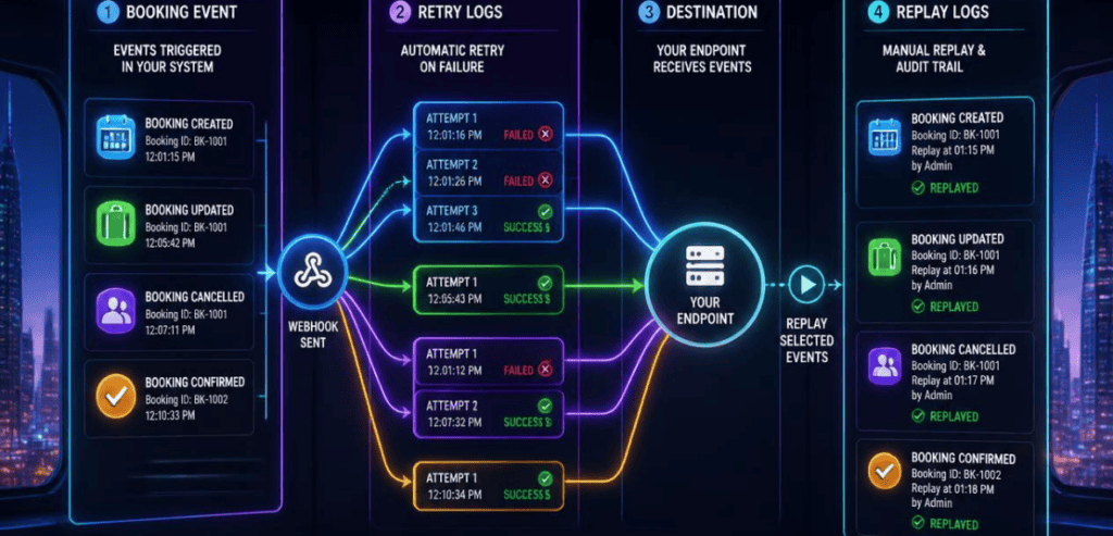 Webhook Retry and Replay Logs