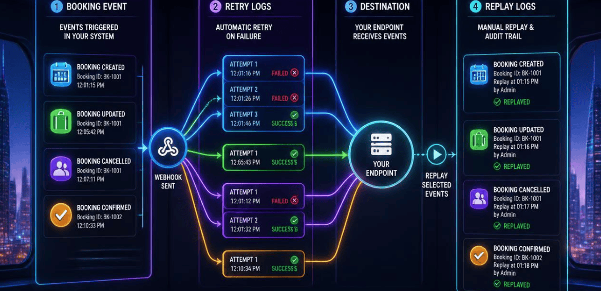 Webhook Retry and Replay Logs